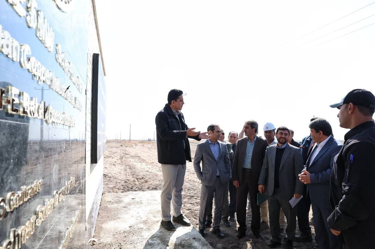 افتتاح نیروگاه خورشیدی ۲۵+۵ مگاواتی مجتمع مس شهربابک