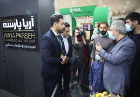 بازدید وزیر صمت از سیزدهمین نمایشگاه بین المللی سنگ ایران در محلات