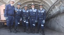 چالش‌های ایمنی و فنی معادن زیرزمینی در خمرود بررسی شد