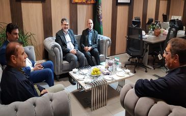 دیدار معاون نماینده ولی فقیه در بنیاد شهید کشور و رییس بنیاد شهید و امور ایثارگران خوزستان با قائم مقام مدیرعامل فولاد خوزستان