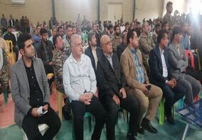 حضور مهندس کهزاد و مرادی مشاور مدیرعامل  در مراسم بزرگداشت  (روز بسیج) درفولاد شادگان