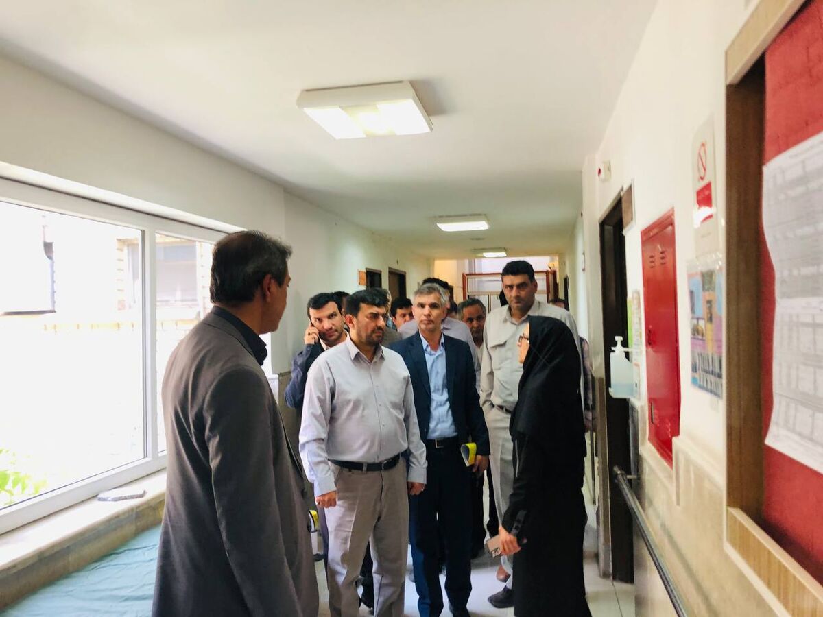 بازدید مدیرعامل شرکت ملی صنایع مس از بیمارستان حضرت ولیعصر(ع) شهربابک 

