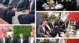 بازدید نماینده مردم اهواز از غرفه شرکت فولاد اکسین خوزستان و شرکتهای فولادی استان در نمایشگاه فولاد ۱۴۰۴