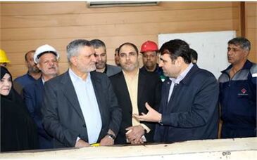مرتضوی از کارخانه زغال‌شویی زرند بازدید کرد 