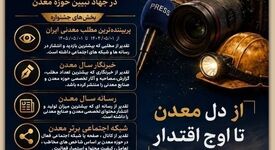 *مهلت ارسال آثار به «جشنواره رسانه؛ معدن و صنایع معدنی» تمدید شد*