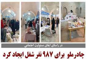  چادرملو برای ۹۸۷نفر شغل ایجاد کرد