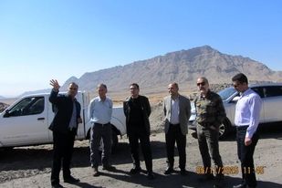 بازدید مدیرعامل و عضو هیأت مدیره شرکت آلومینای ایران از معادن بوکسیت یزد