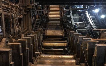 تعویض استراکچر اصلی بیس سگمنت‌های ریخته‌گری اسلب یک شرکت فولاد خوزستان