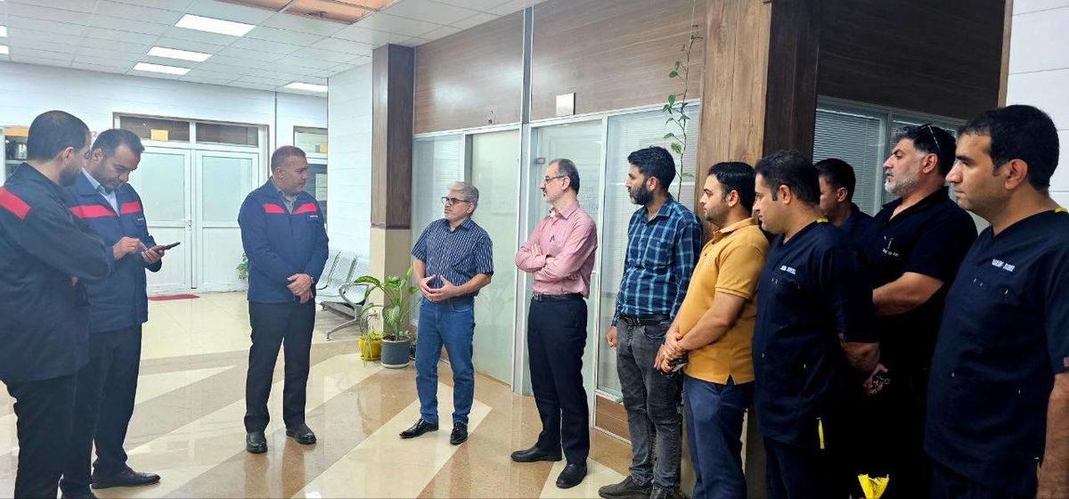 بازدید قائممقام فولاد اکسین خوزستان از مرکز اورژانس به مناسبت روز پزشک