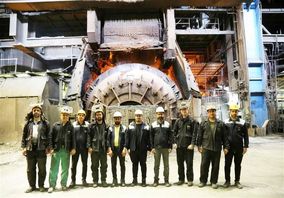 ثبت رکورد جدید نسوز کنورتور فولادسازی با ۴۱۴۱ ذوب