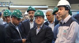 بازدید جبارعلی ذاکری، مدیرعامل راه آهن جمهوری اسلامی ایران از شرکت فولاد سنگان